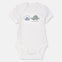 C&A White Dino Printed Romper (Tag-cut) BS6116F